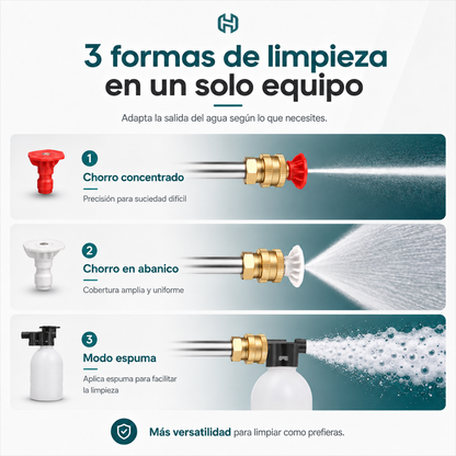 Combo HydroMax: Hidrolavadora de alta presión + Regalos