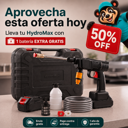 HydroMax: Hidrolavadora de alta presión + Regalo